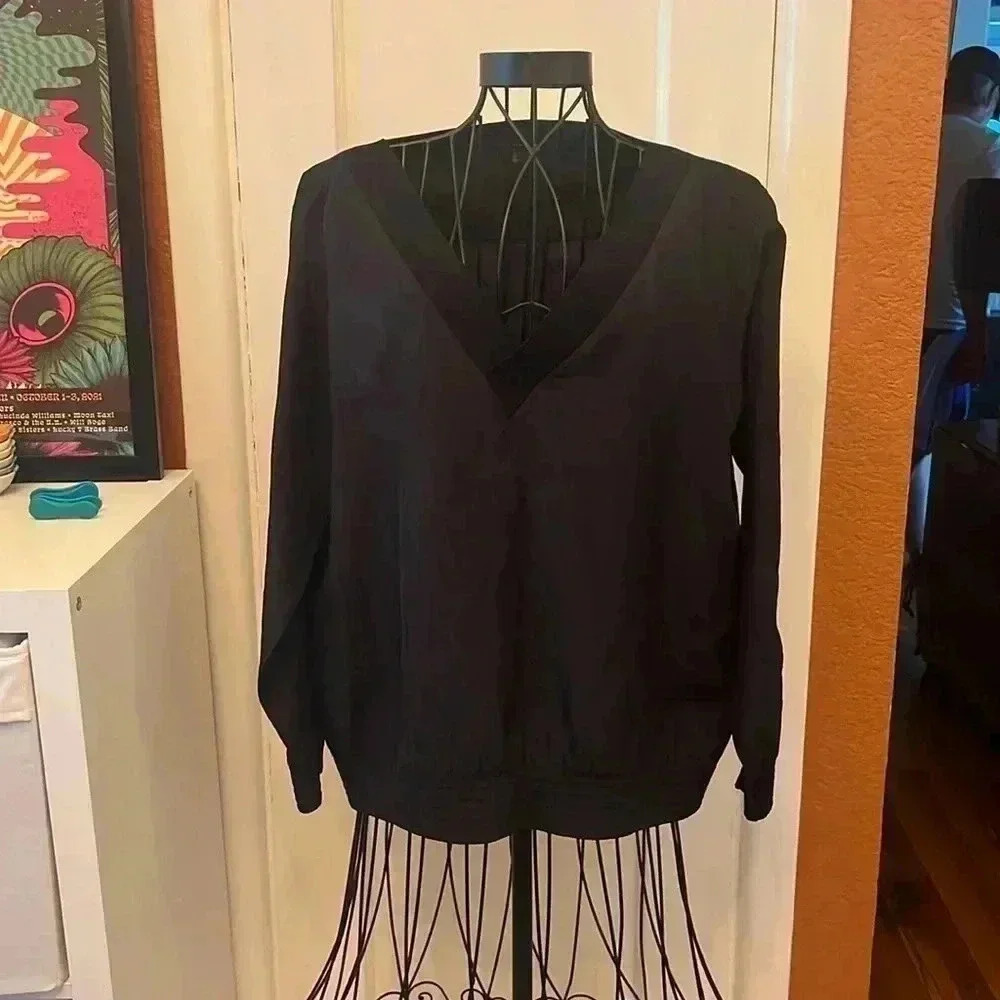 COS Silk Shirt-Sz 8